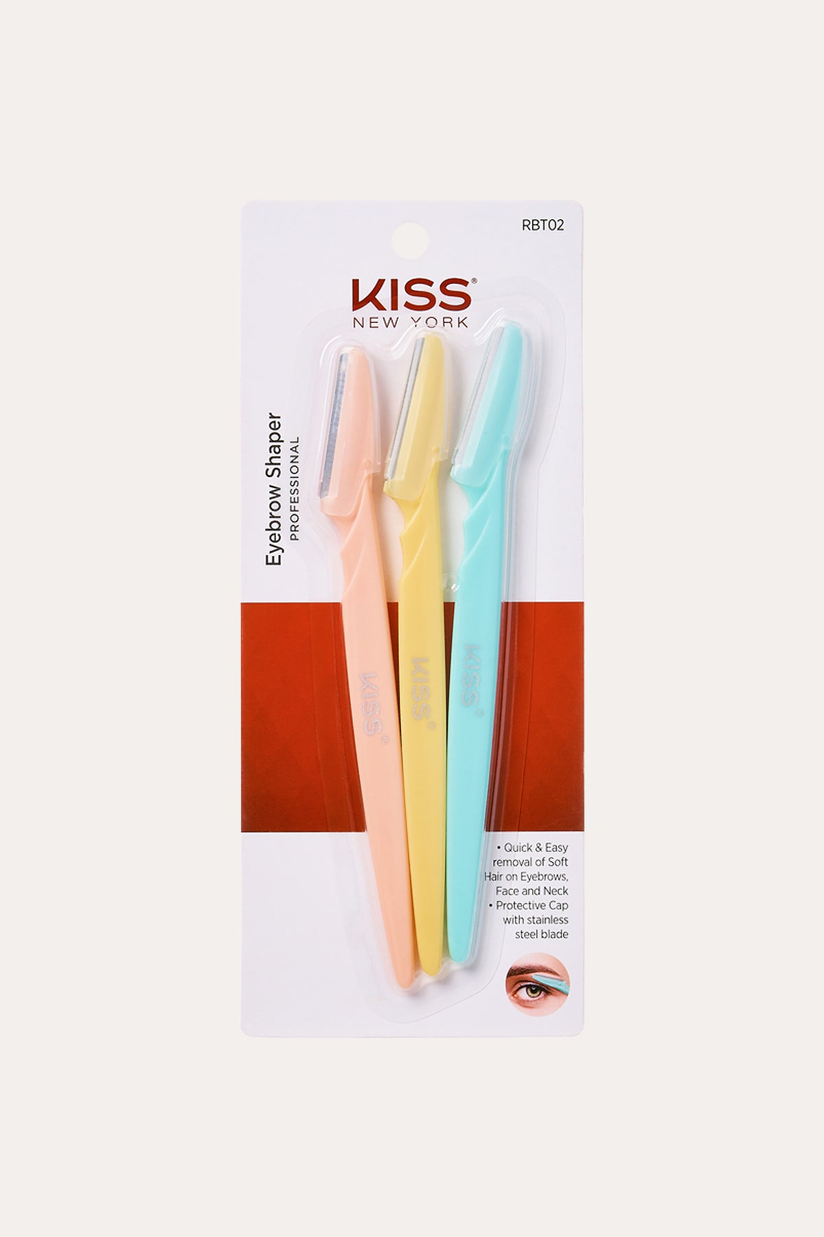 KISS NEW YORK EYEBROW SHAPER 3PCS - BSW BEAUTY CANADA