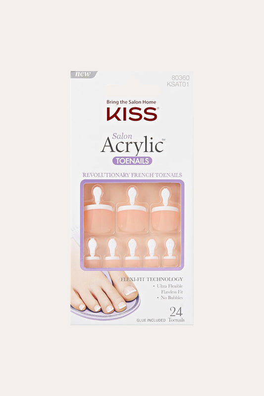 KISS SALON ACRYLIC FRENCH TOE NAIL - BSW BEAUTY CANADA
