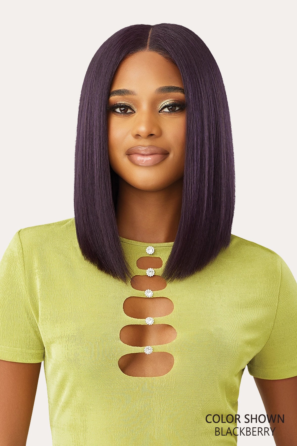 OUTRE 6X5 PRE-CUT LACE CLOSURE WIG - YAKI STRAIGHT BOB 14" - BSW BEAUTY CANADA