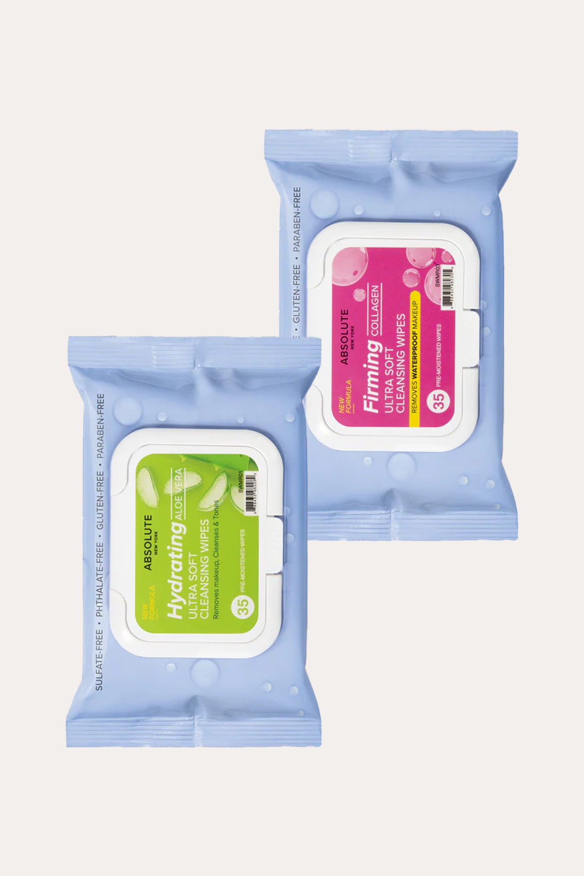 ABSOLUTE NEW YORK ULTRA SOFT CLEANSING WIPE - BSW BEAUTY CANADA