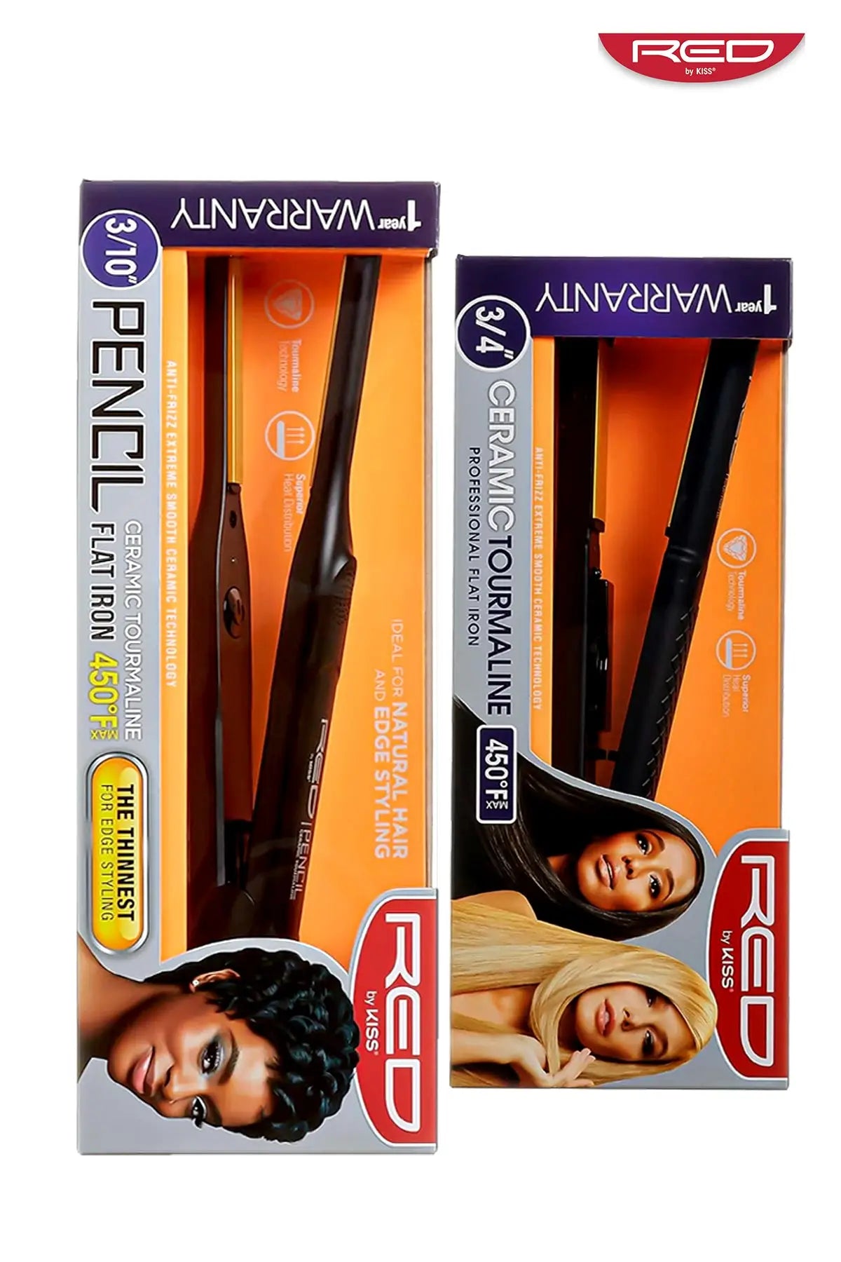 RED BY KISS CERAMIC FLAT IRON - BSW BEAUTY CANADA