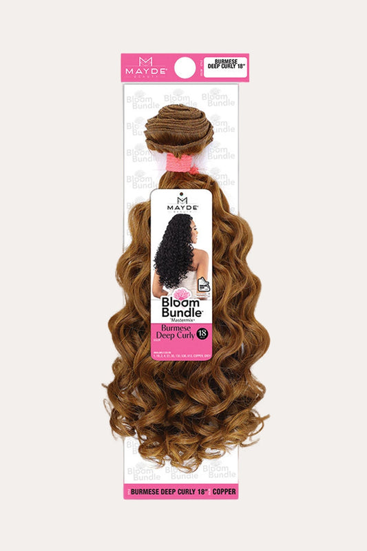 MAYDE BLOOM BURMESE DEEP CURLY BUNDLE 18" MAYDE