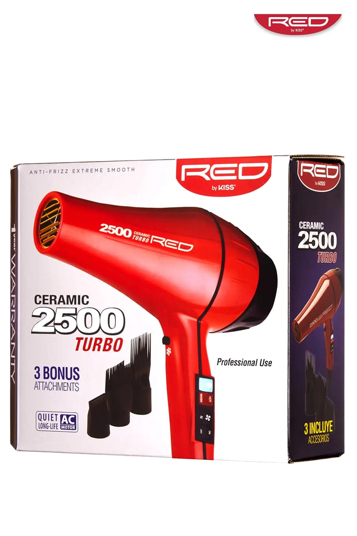 RED BY KISS CERAMIC 2500 TURBO #BD03 - BSW BEAUTY CANADA