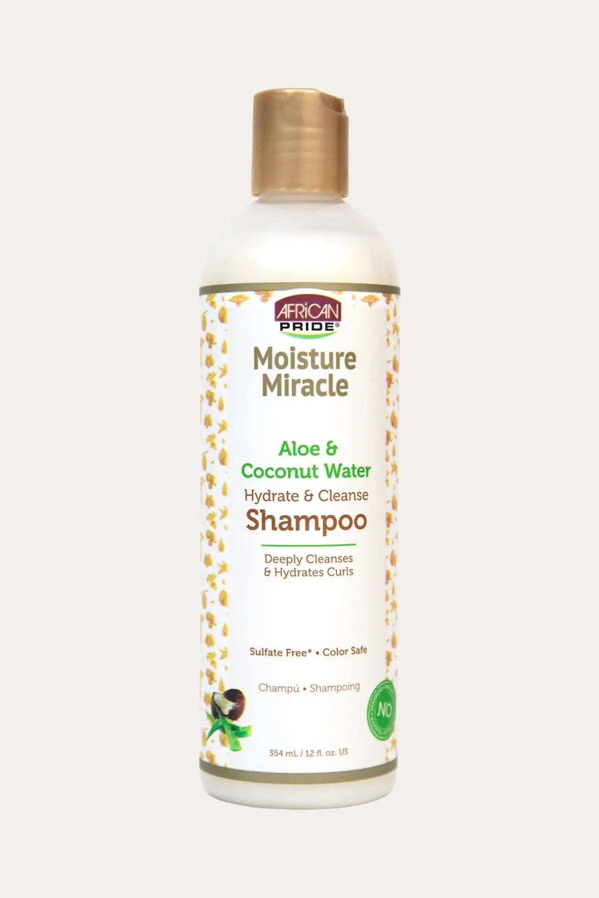 AFRICAN PRIDE MOISTURE MIRACLE ALOE&COCONUT SHAMPOO 12oz