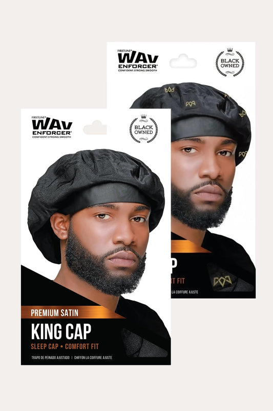 FIRSTLINE WAVENFORCER KING CAP SATIN BONNET FIRSTLINE