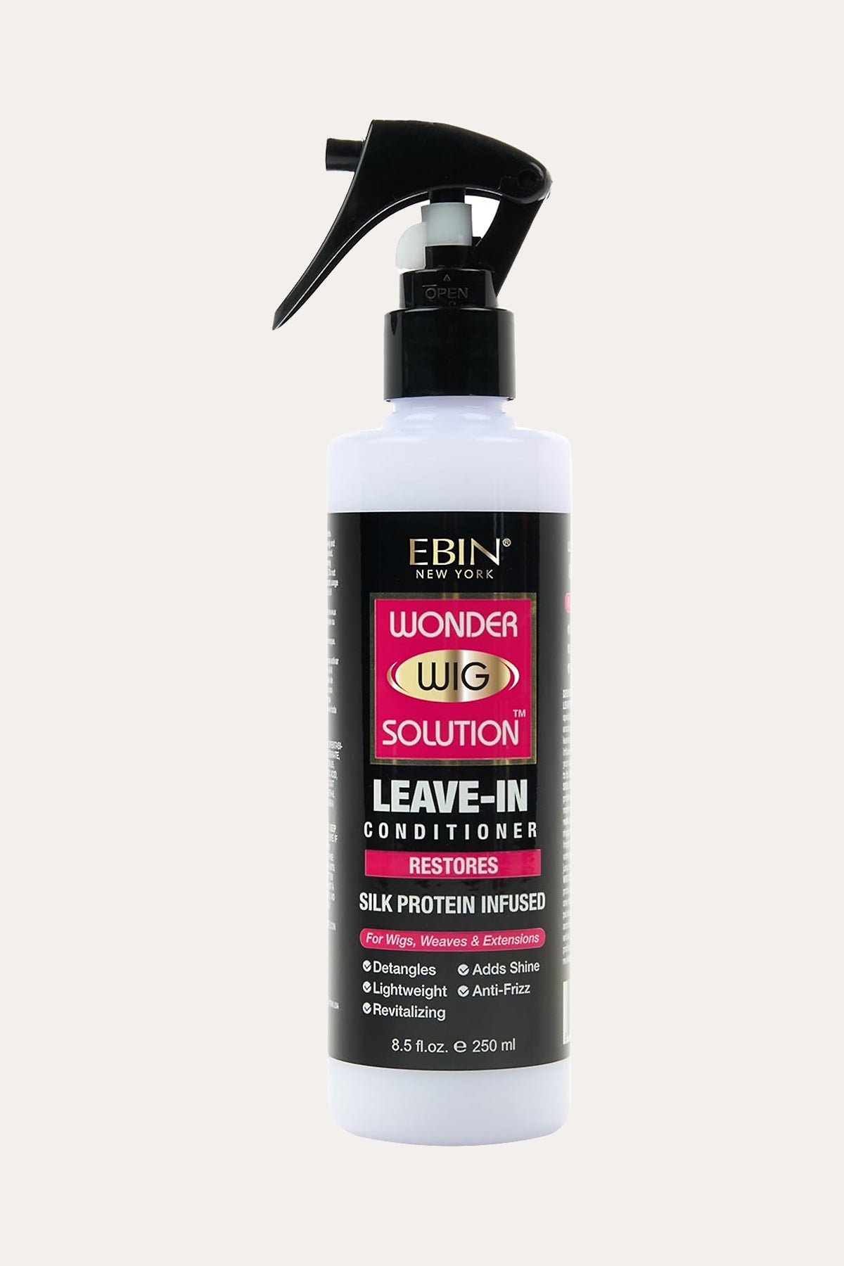 EBIN WONDER WIG SOLUTION LEAVE IN CONDITIONING SPRAY 8.5oz - BSW BEAUTY CANADA