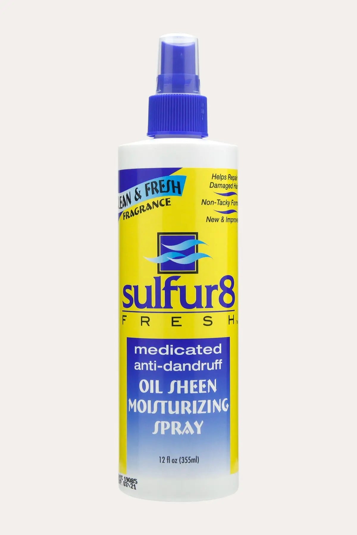SULFUR8 FRESH MEDICATED ANTI-DANDRUFF OIL SHEEN MOISTURIZING SPRAY 12oz - BSW BEAUTY CANADA