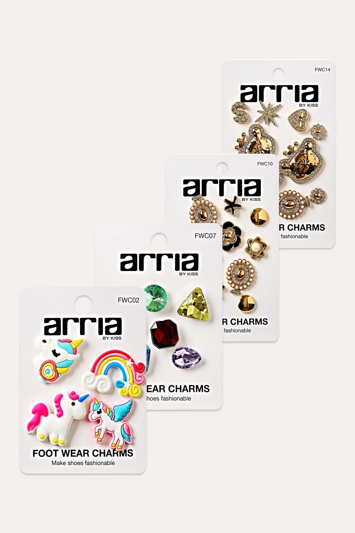 ARRIA BY KISS FOOT WEAR CHARMS - BSW BEAUTY CANADA