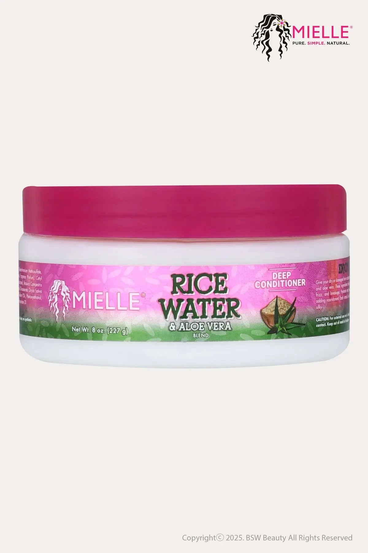 MIELLE RICE WATER DEEP CONDITIONER 8oz - BSW BEAUTY CANADA
