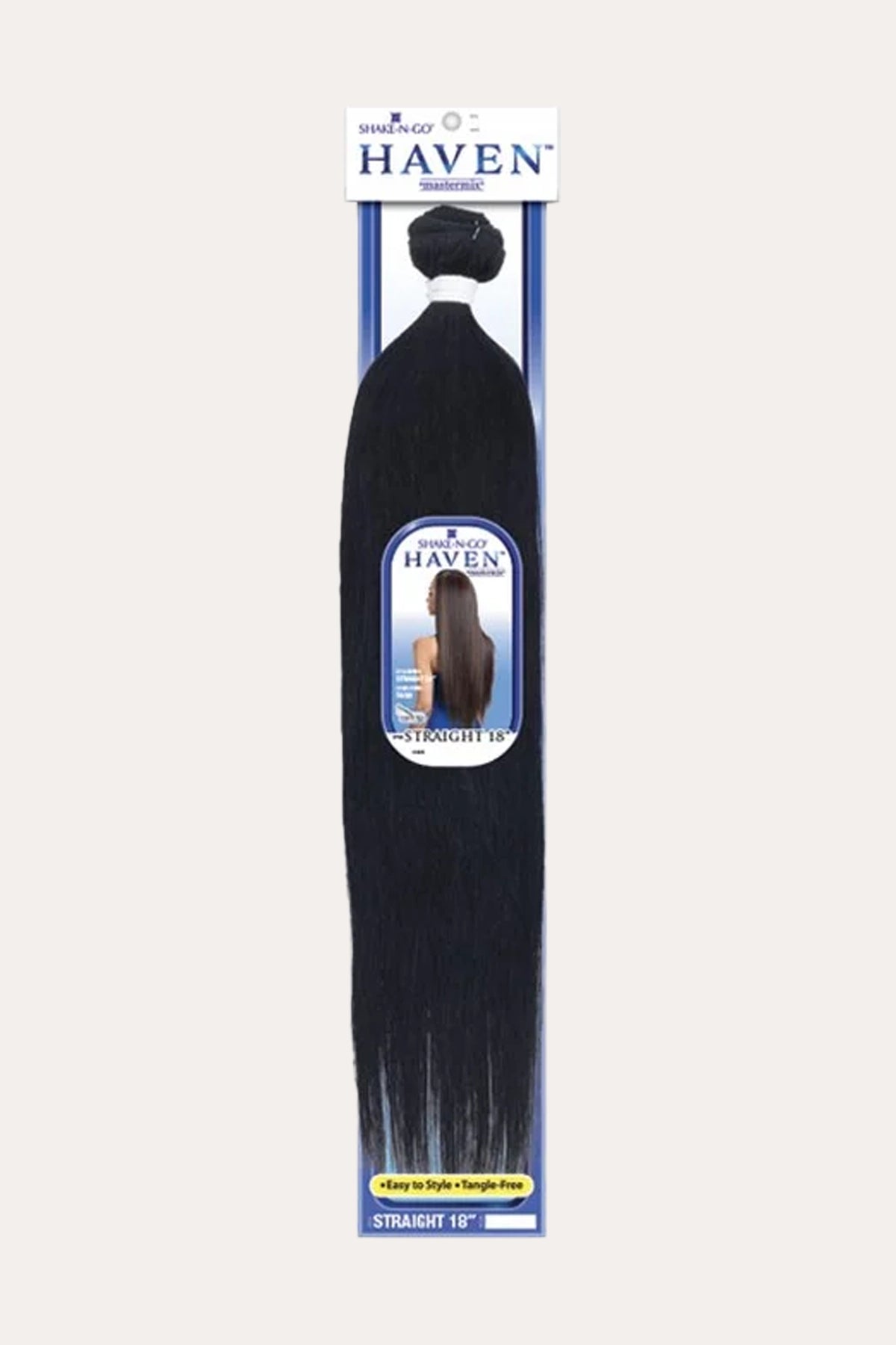 SHAKE N GO ORGANIQUE HAIR WEAVE BUNDLE HAVEN -  STRAIGHT 18"