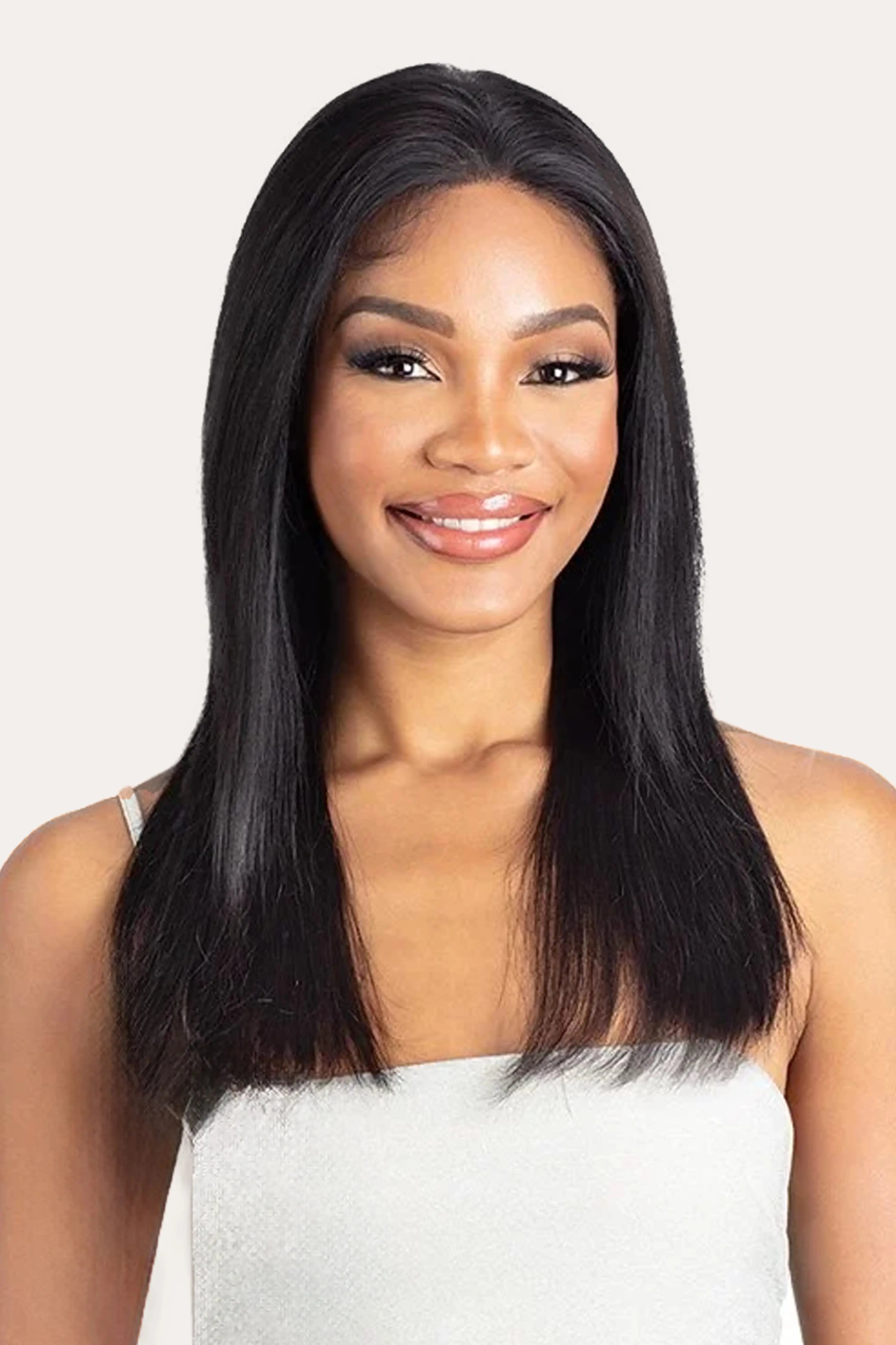 SHAKE N GO GLOSSY GLUELESS HD LACE FRONTAL WIG - STRAIGHT 20" SHAKE N GO