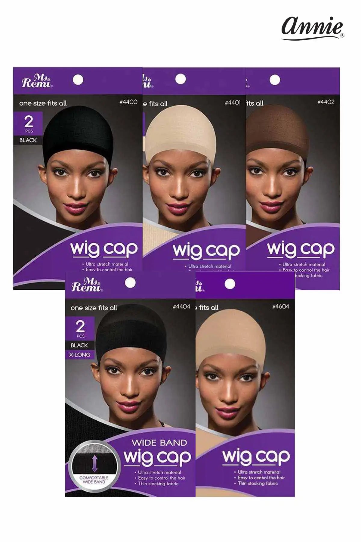 ANNIE MS REMI WIG CAP 2PCS - BSW BEAUTY CANADA
