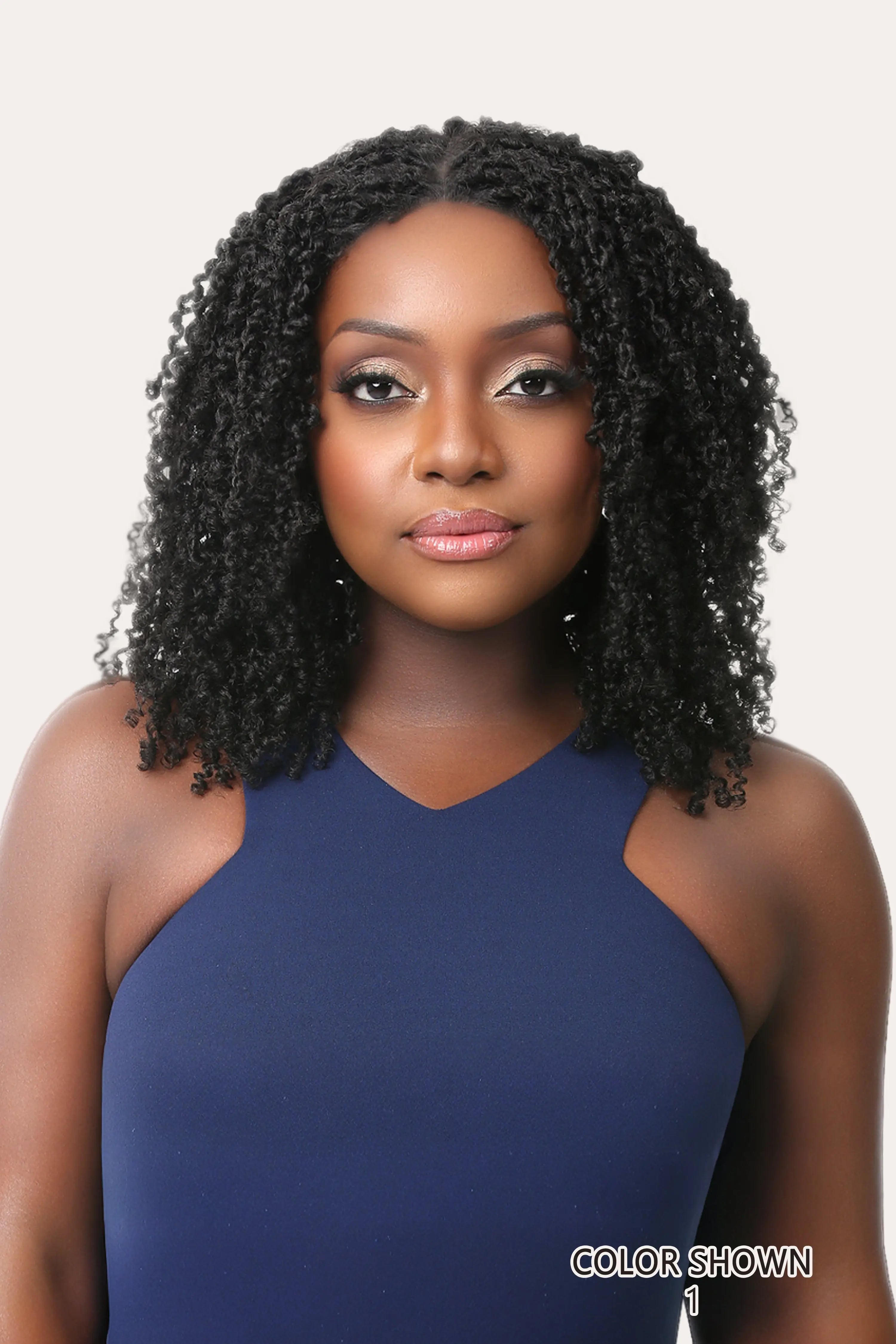 NUTIQUE  ILLUZE GLUELESS HD LACE PART WIG - YANKY TWIST 16" NUTIQUE