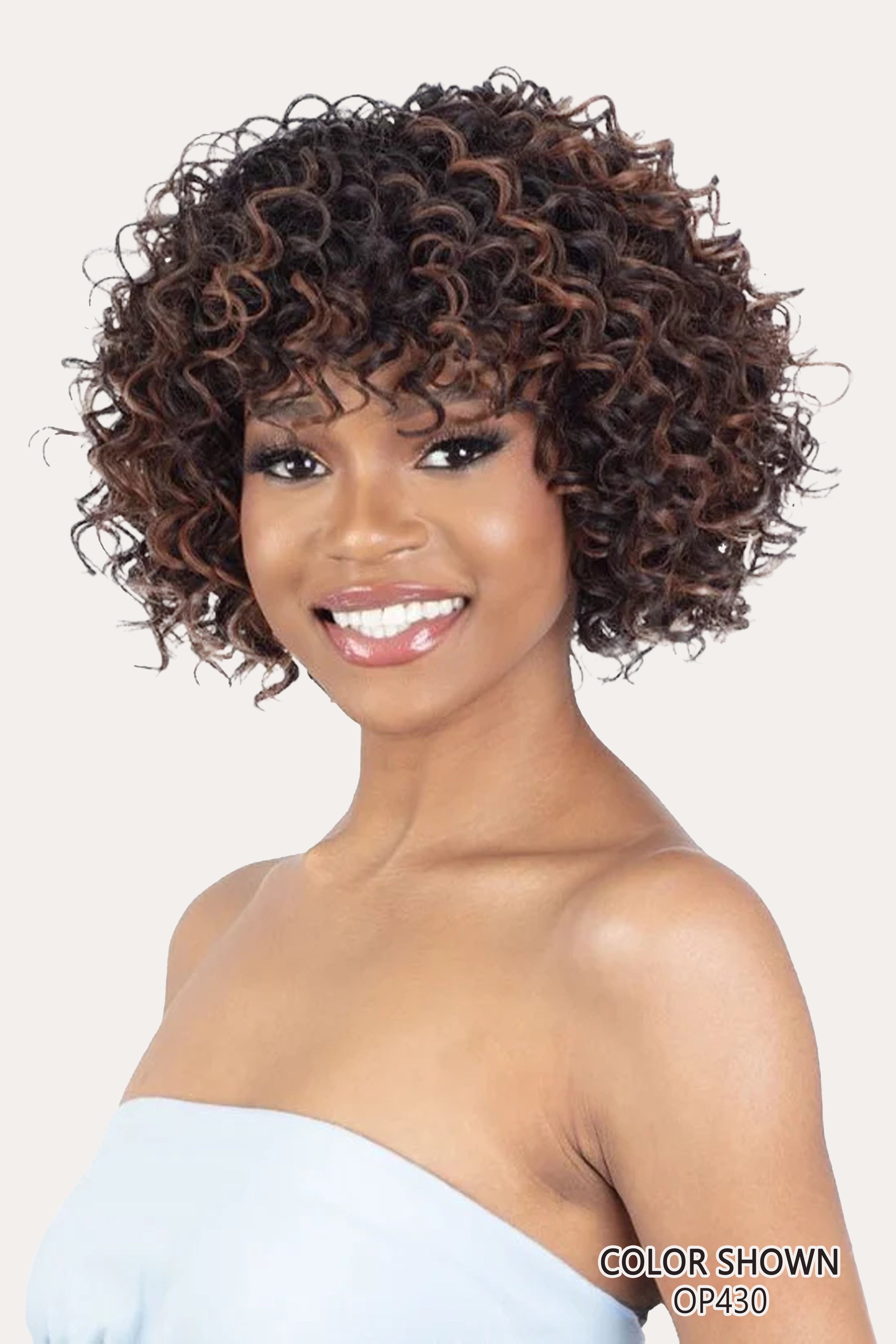 SHAKE N GO FRESHFIT FULL CAP WIG - OLIVE