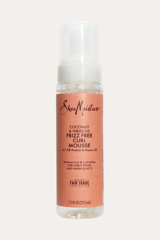 SHEA MOISTURE COCONUT & HIBISCUS FRIZZ-FREE CURL MOUSSE 7.5oz SHEA MOISTURE