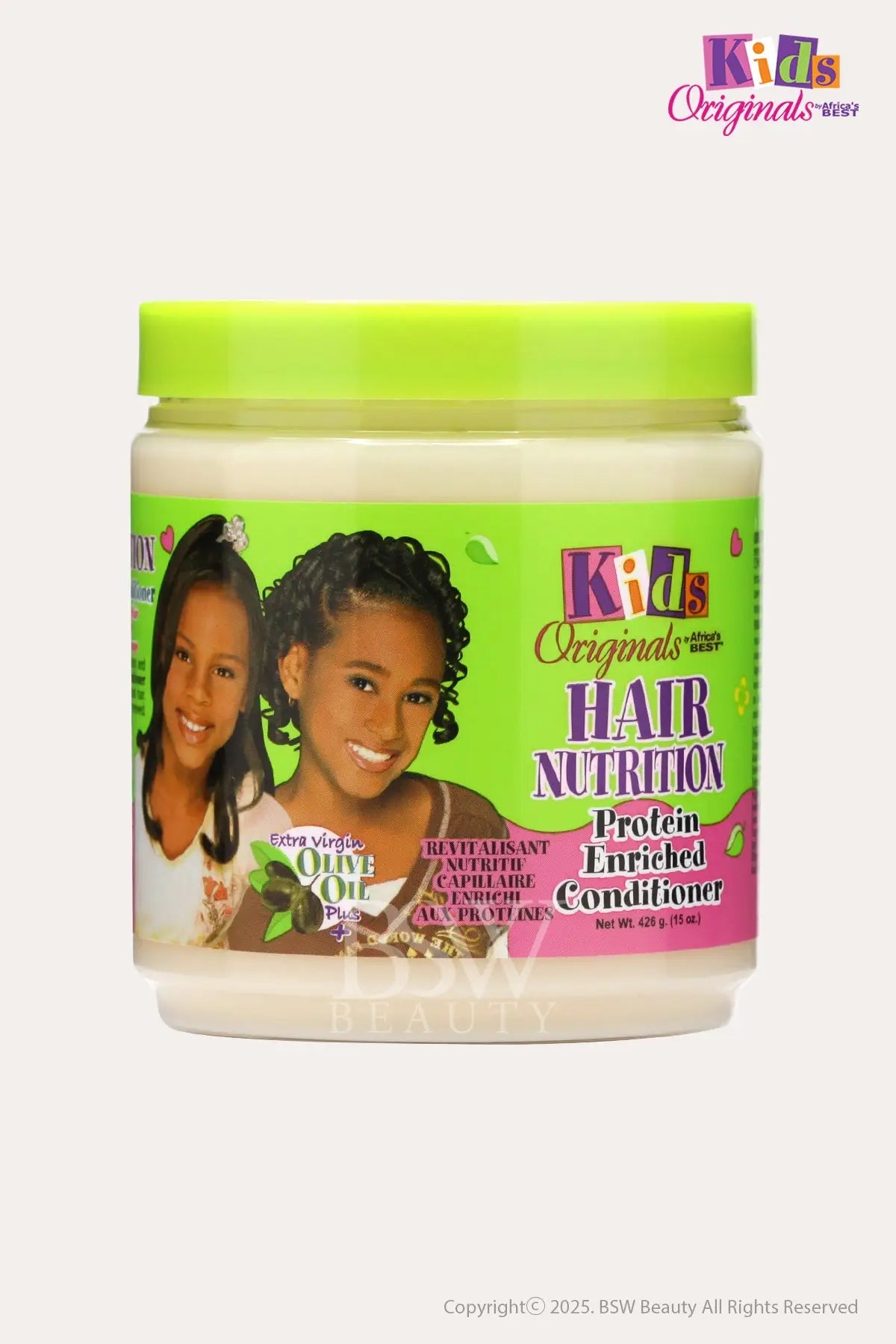 AFRICA'S BEST KIDS ORIGINALS HAIR NUTRITION PROTEIN ENRICHED CONDITIONER 15oz - BSW BEAUTY CANADA