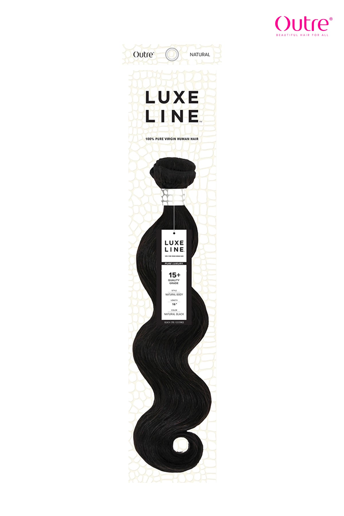OUTRE LUXELINE 100% UNPROCESSED HUMAN HAIR WEAVE NATURAL BODY