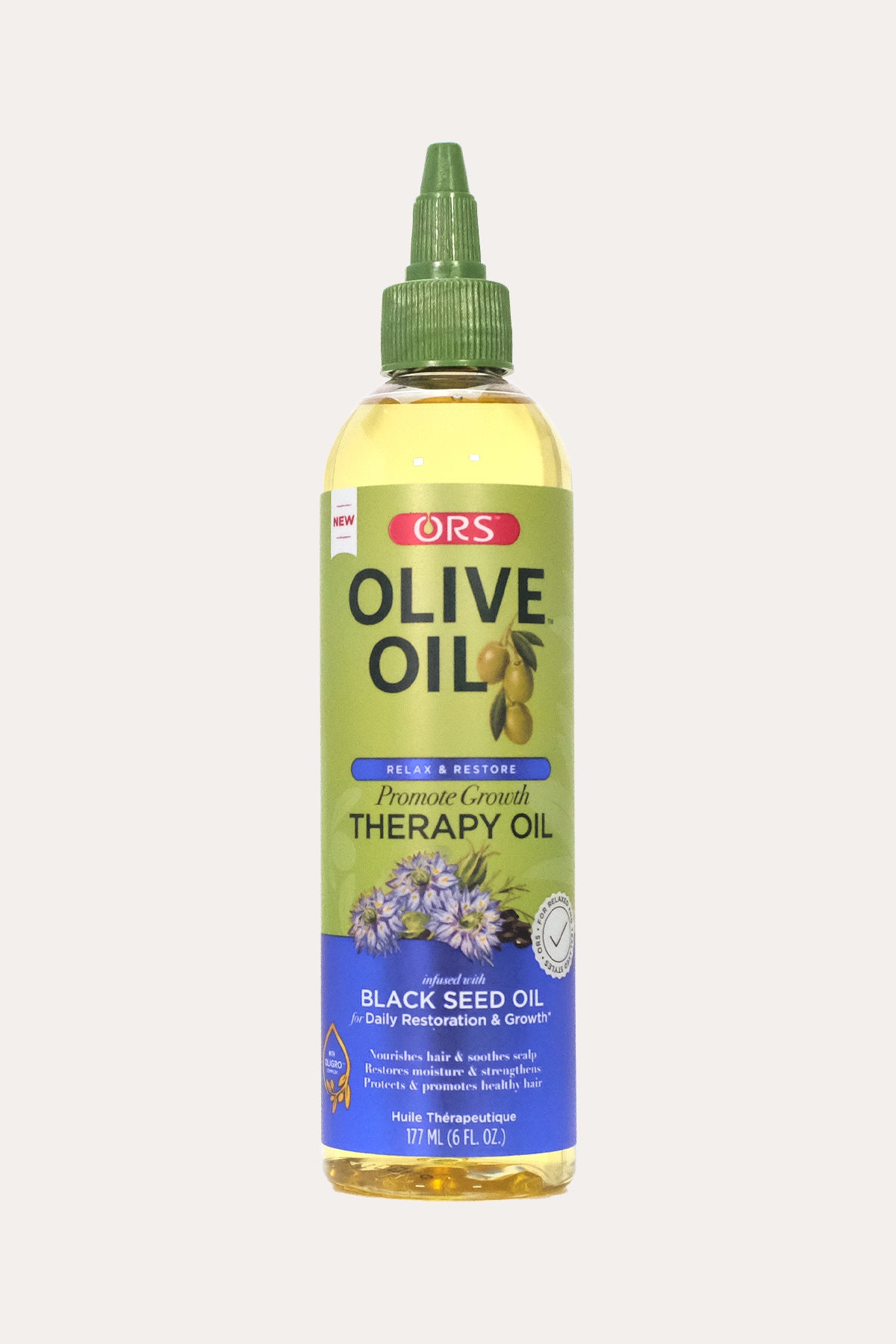 ORS OLIVE OIL RELAX & RESTORE PROMOTE GROWTH THERAPY OIL 6oz