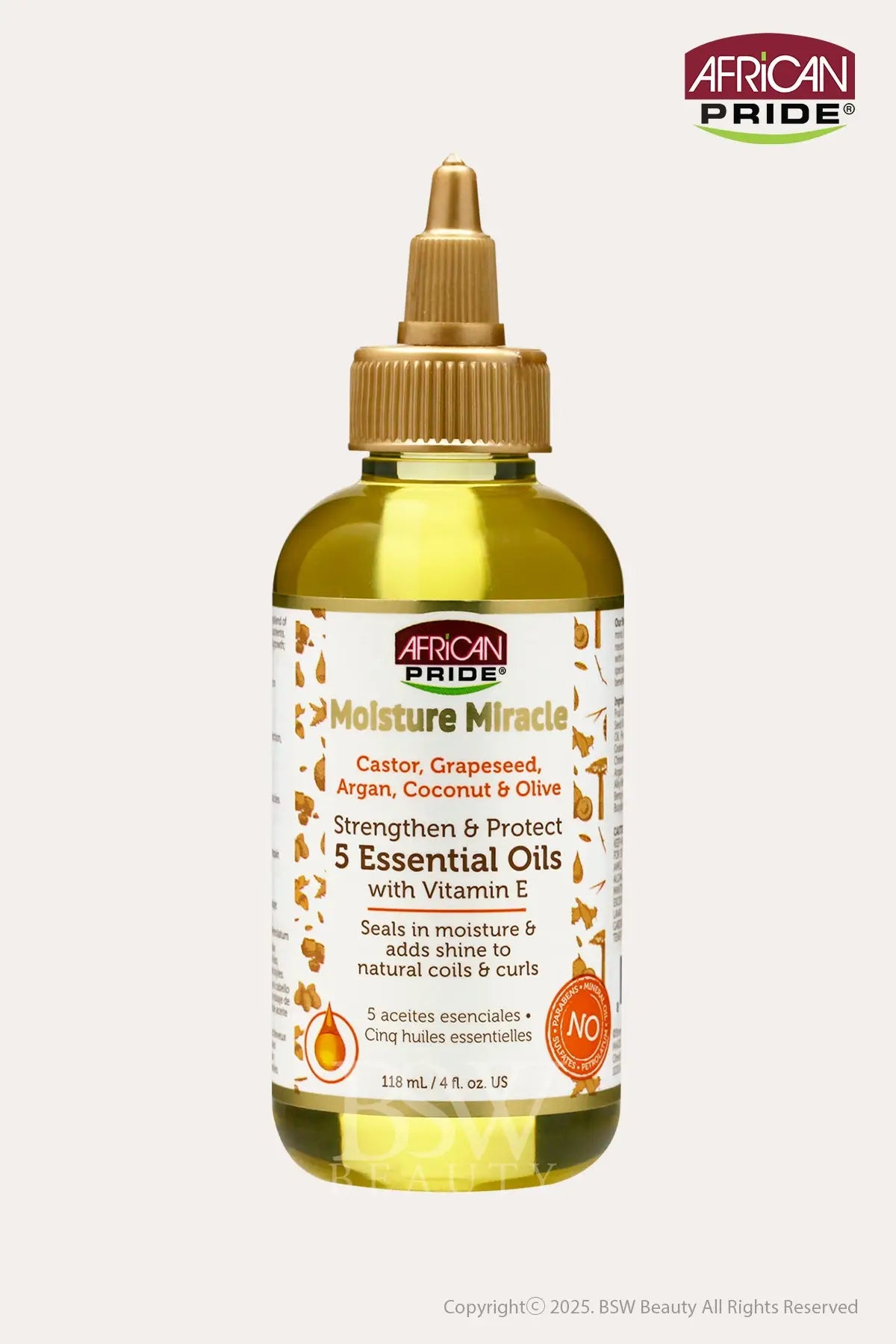 AFRICAN PRIDE MOISTURE MIRACLE STRENGTHEN & PROTECT 5 ESSENTIAL OILS 4