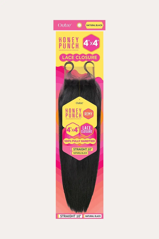 OUTRE HONEY PUNCH 4X4 LACE CLOSURE - STRAIGHT OUTRE
