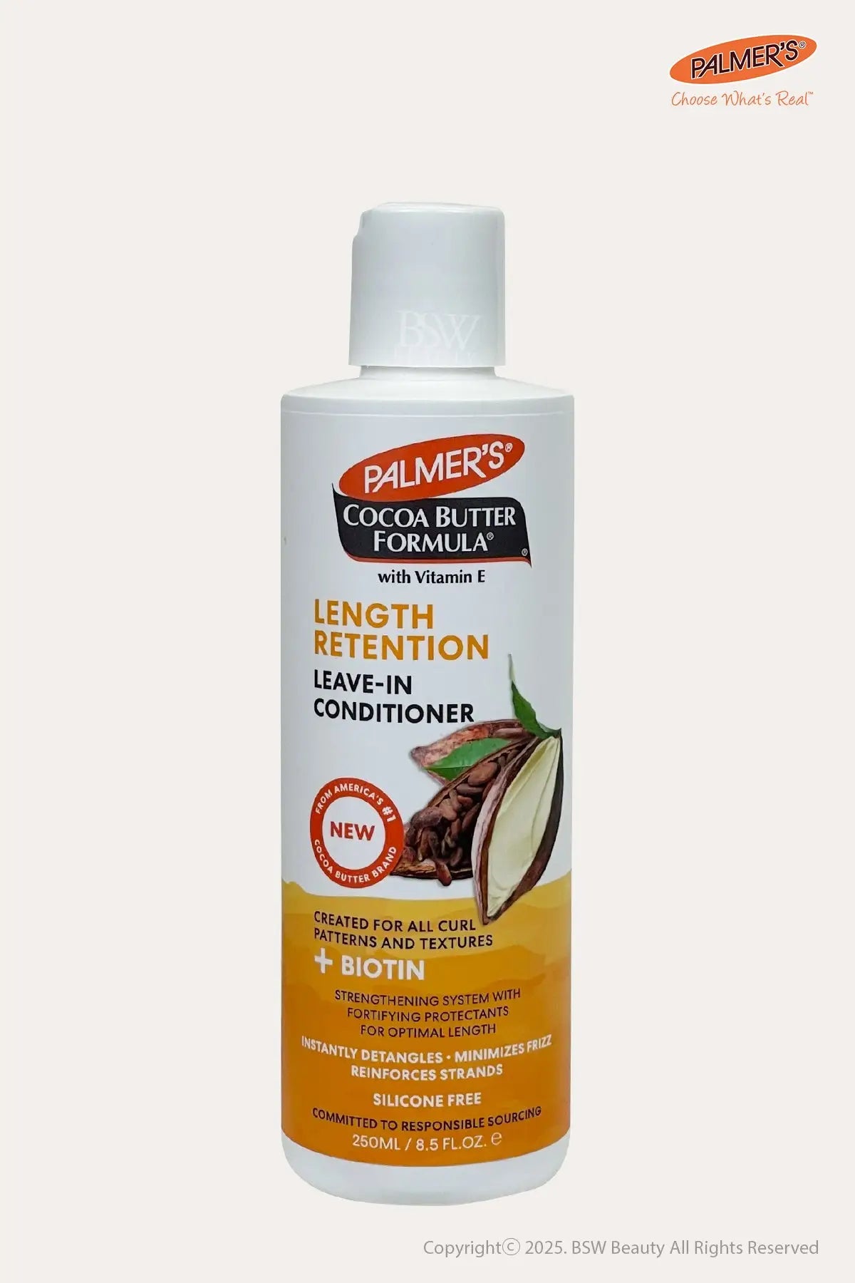 PALMER'S COCOA BUTTER FORMULA LENGTH RETENTION LEAVE-IN CONDITIONER 8.5oz - BSW BEAUTY CANADA