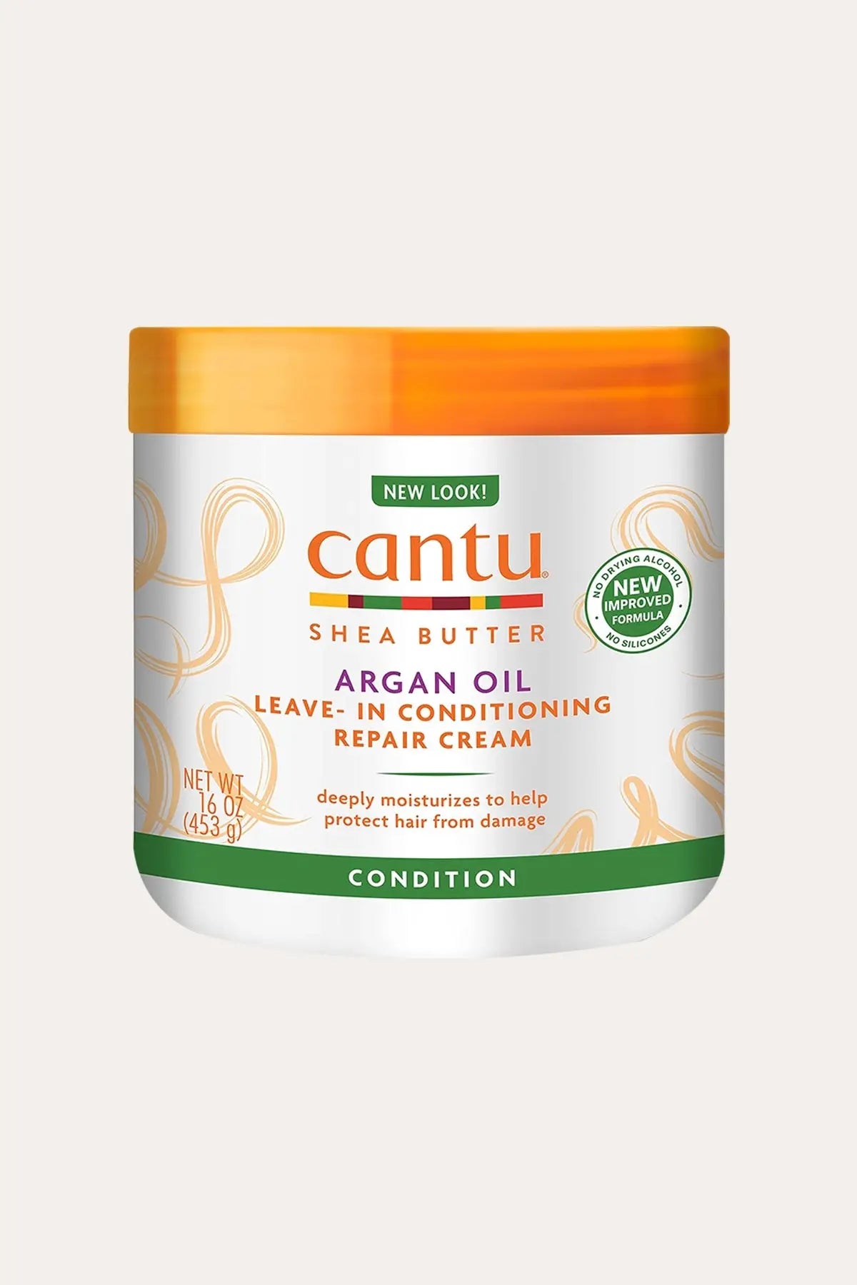 CANTU ARGAN OIL LEAVE IN CONDITIONING REPAIR CREAM 16oz CANTU
