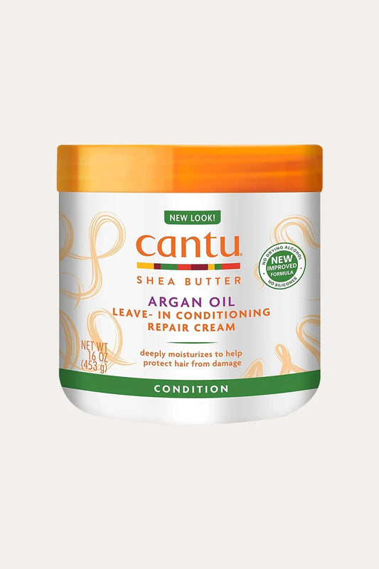 CANTU ARGAN OIL LEAVE IN CONDITIONING REPAIR CREAM 16oz CANTU