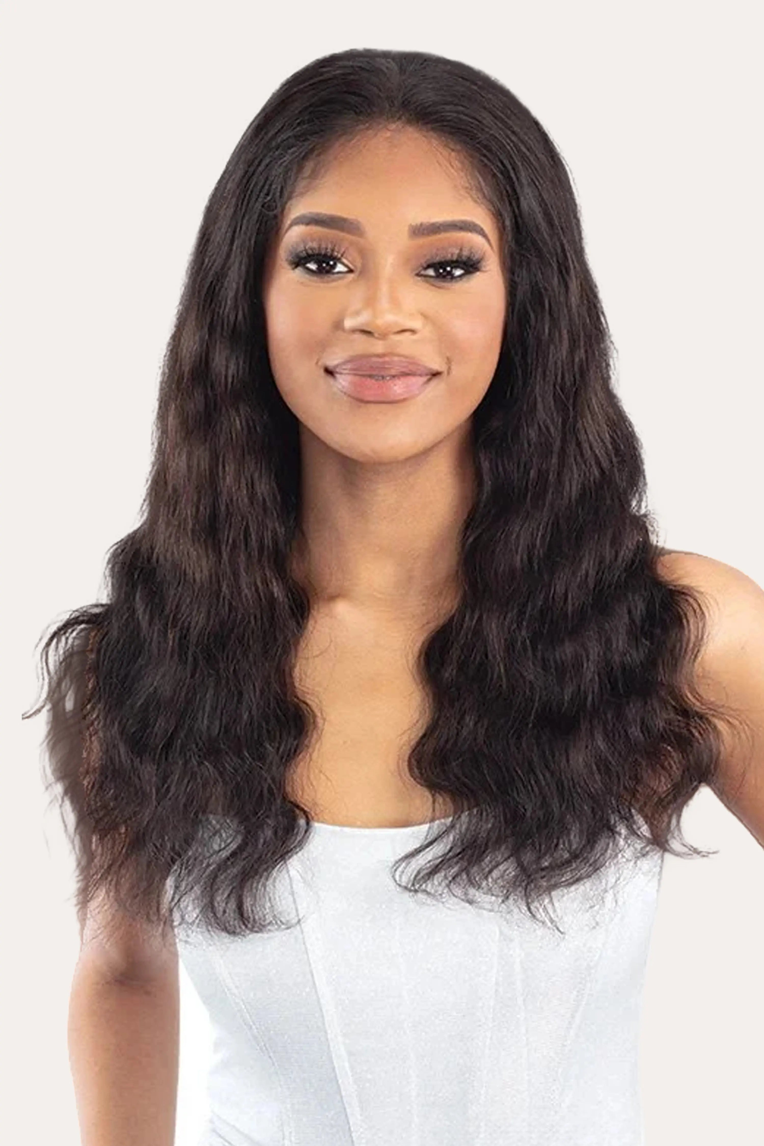 SHAKE N GO GLOSSY GLUELESS HD LACE FRONTAL WIG - BODY 22" SHAKE N GO