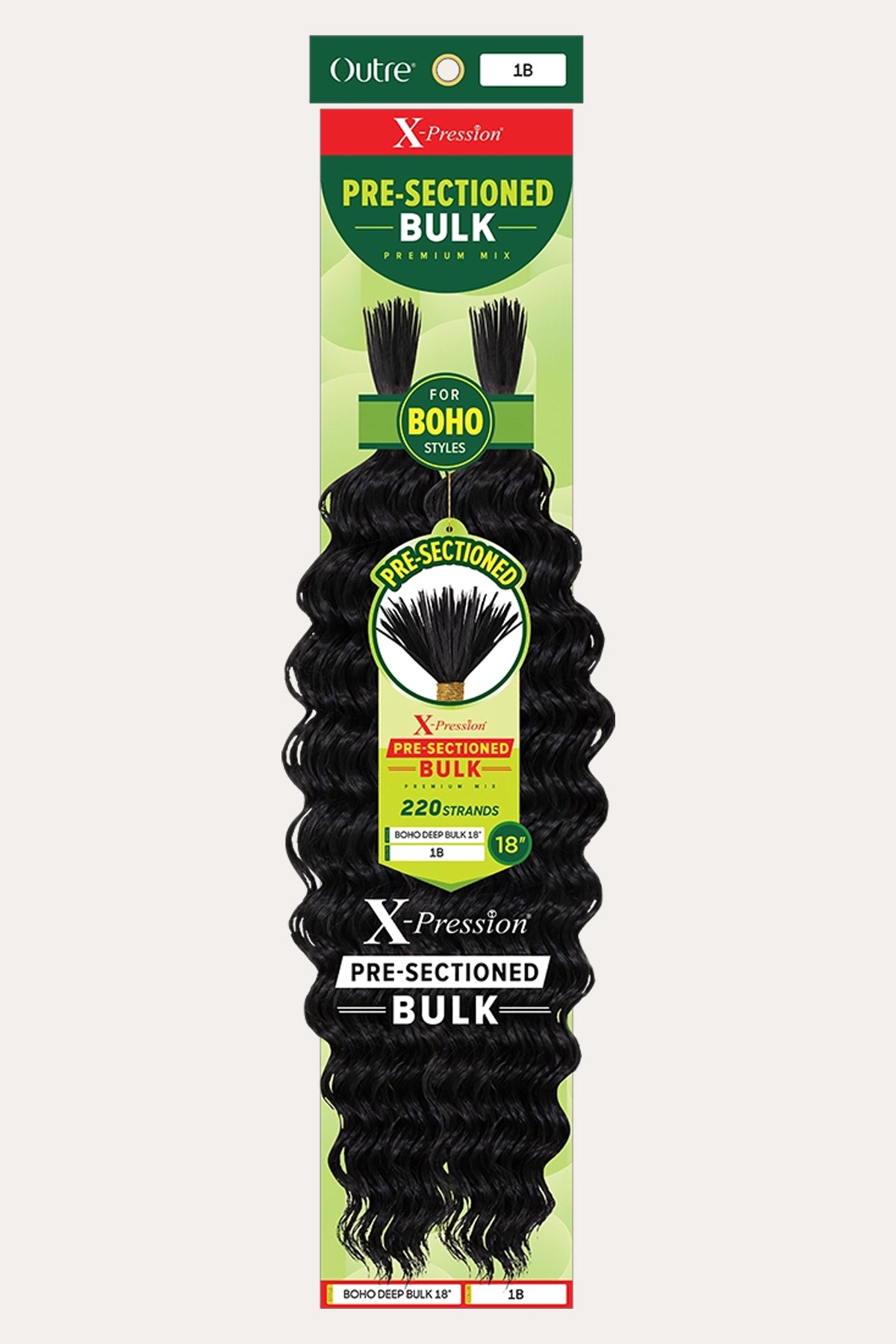 OUTRE X-PRESSION PRE - SECTIONED BOHO DEEP BULK 18"