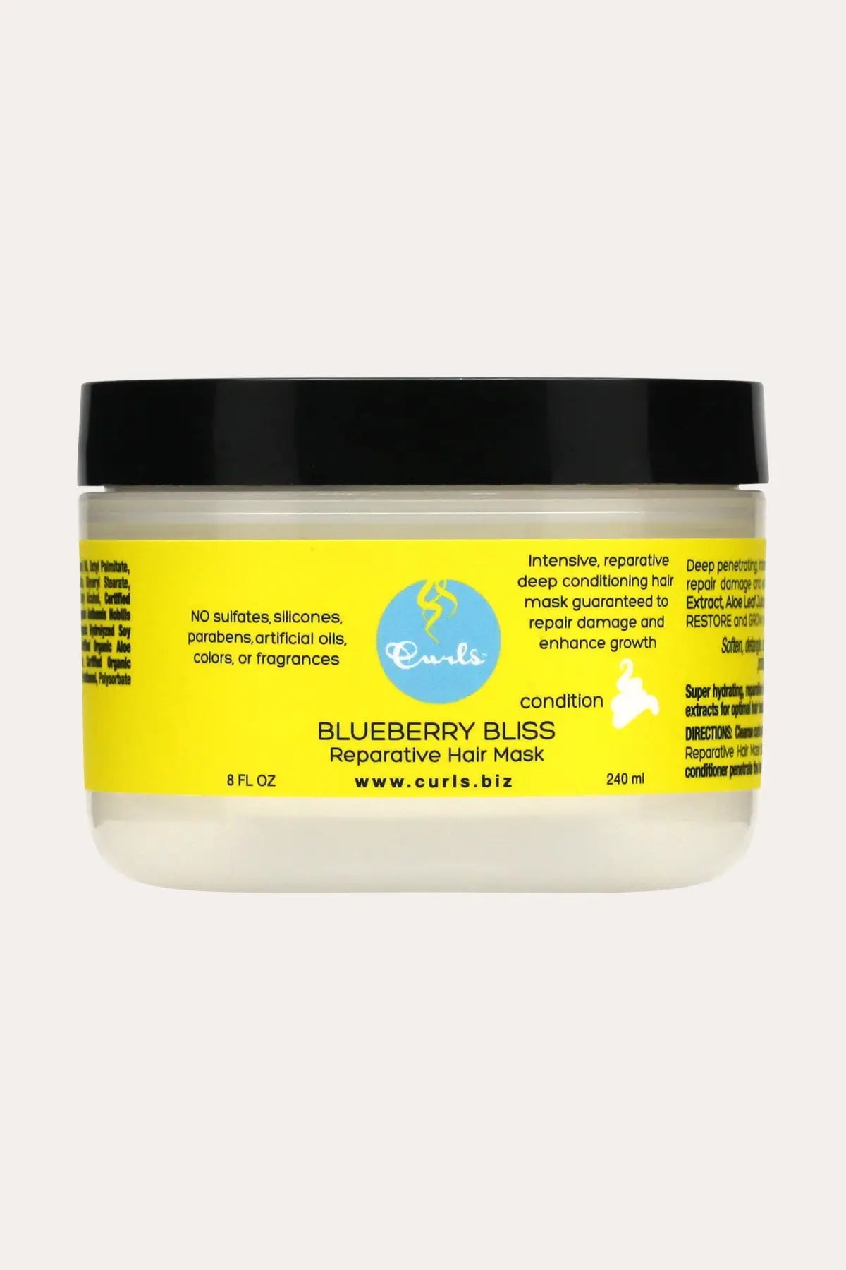 CURLS BLUEBERRY BLISS REPARATIVE HAIR MASK 8oz - BSW BEAUTY CANADA
