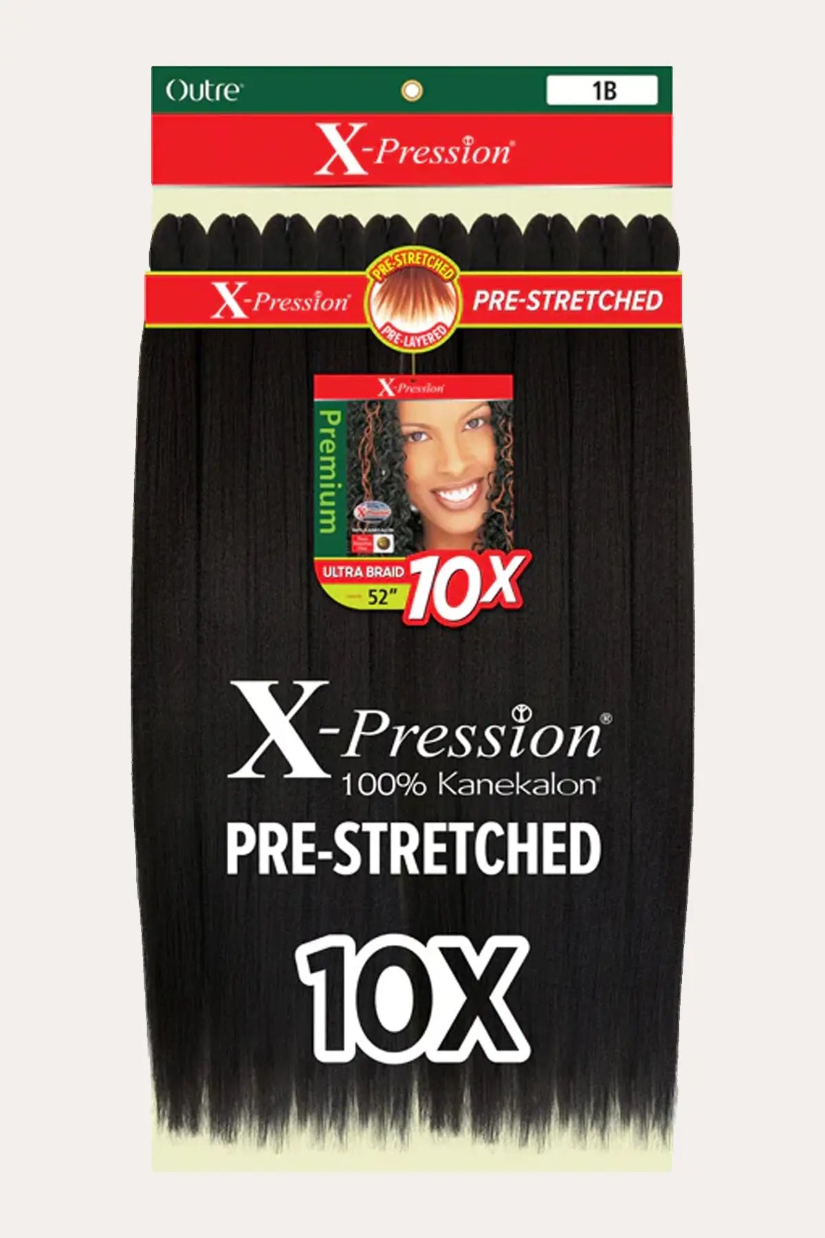 OUTRE 10X X-PRESSION PRE-STRETCHED BRAID 52" OUTRE