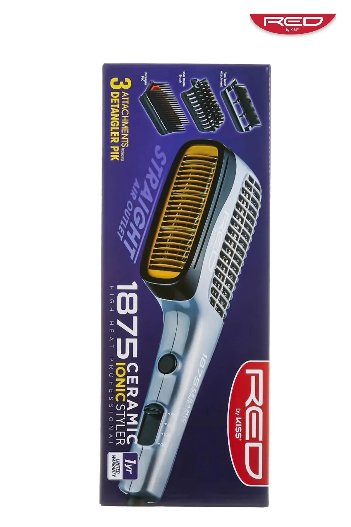 RED BY KISS 1875 CERAMIC IONIC STYLER BD02U - BSW BEAUTY CANADA