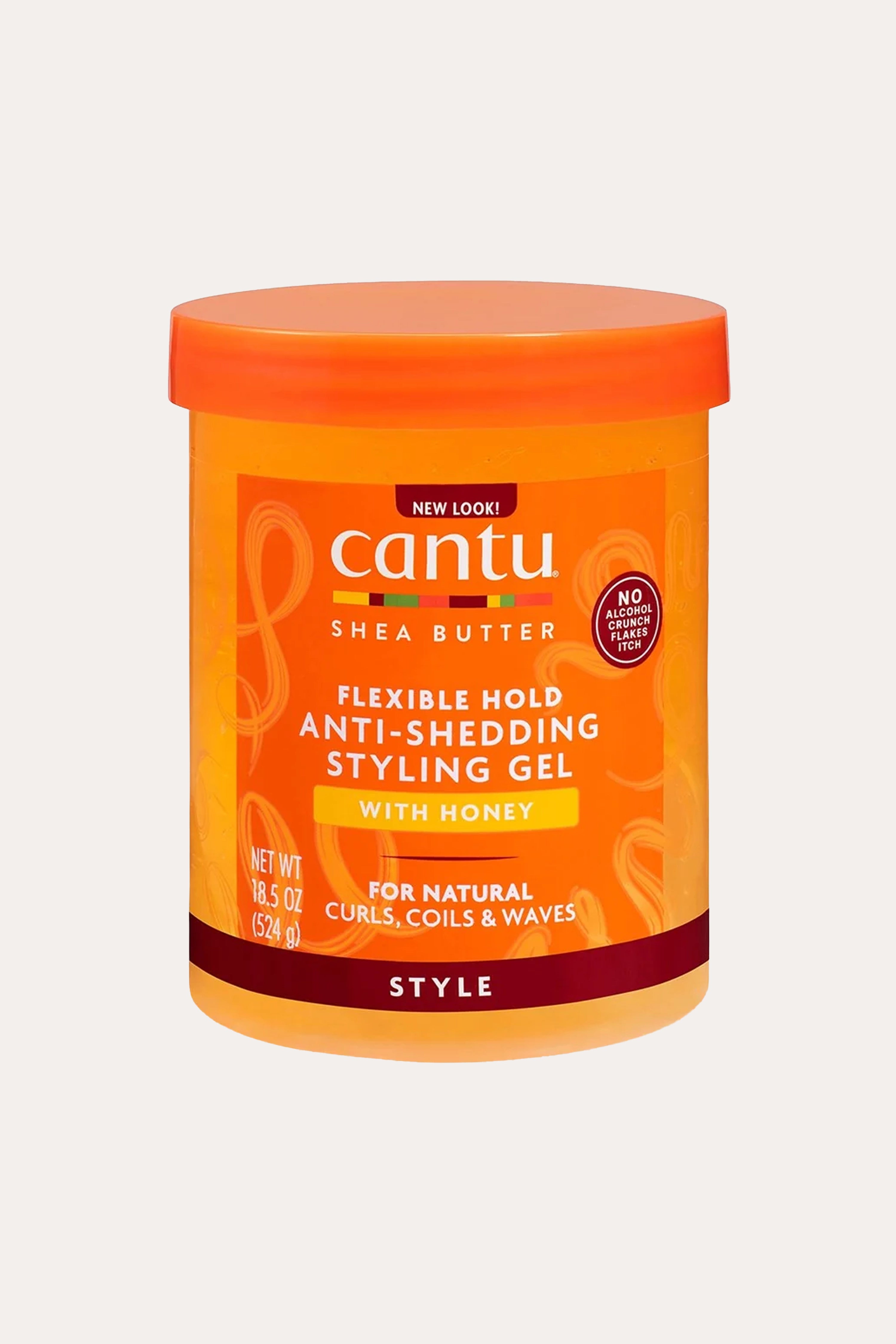 !GEL COIFFANT ANTI-CHUTE AU MIEL CANTU 524g
