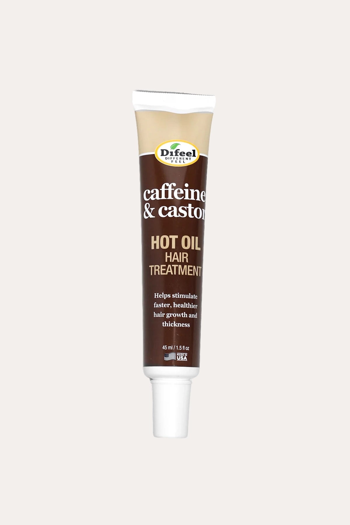DIFEEL CAFFEINE & CASTOR HOT OIL HAIR TREATMENT 1.5oz