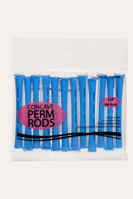 BEAUMAX  CONCAVE PERM RODS 1/4" 64mm - LONG #3009 BEAUMAX