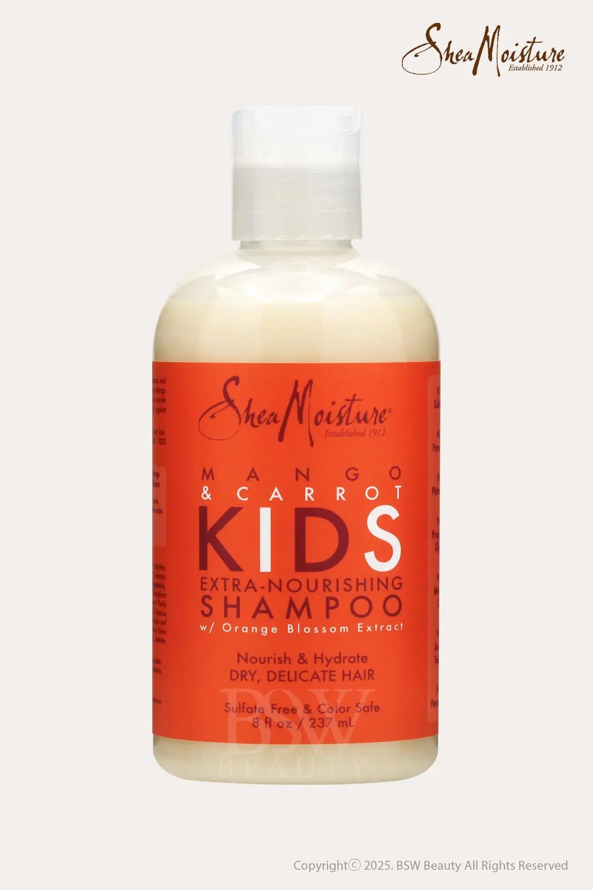 SHEA MOISTURE MANGO & CARROT KIDS EXTRA-NOURISHING SHAMPOO 8oz - BSW BEAUTY CANADA