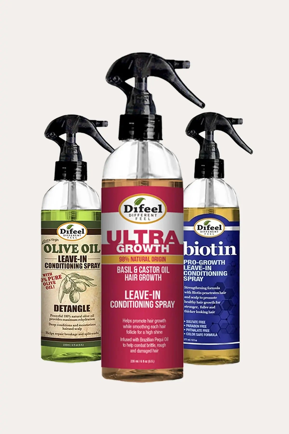 Diffin Spray DIFEEL ULTRA GROW LEAVE IN CONDITIONING SPRAY 6oz