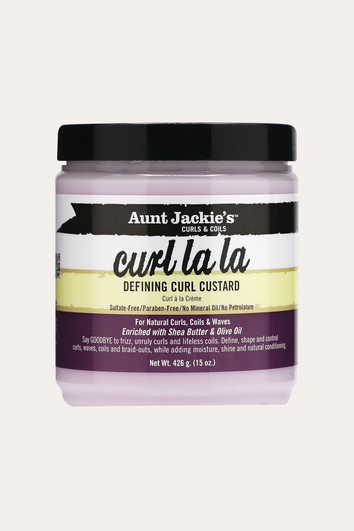 AUNT JACKIES CURL LA LA DEFINING CURL CUSTARD