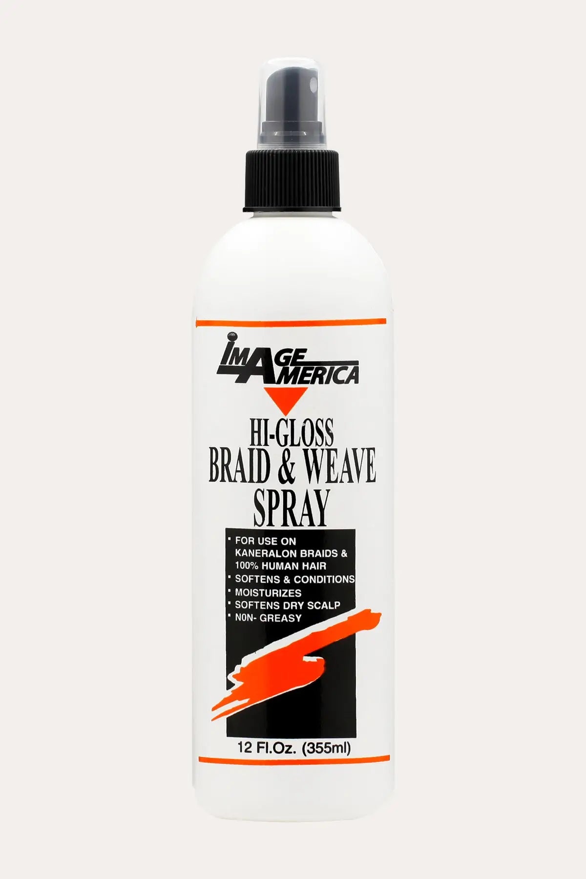 IMAGE AMERICA HI-GLOSS BRAID & WEAVE SPRAY 12oz - BSW BEAUTY CANADA