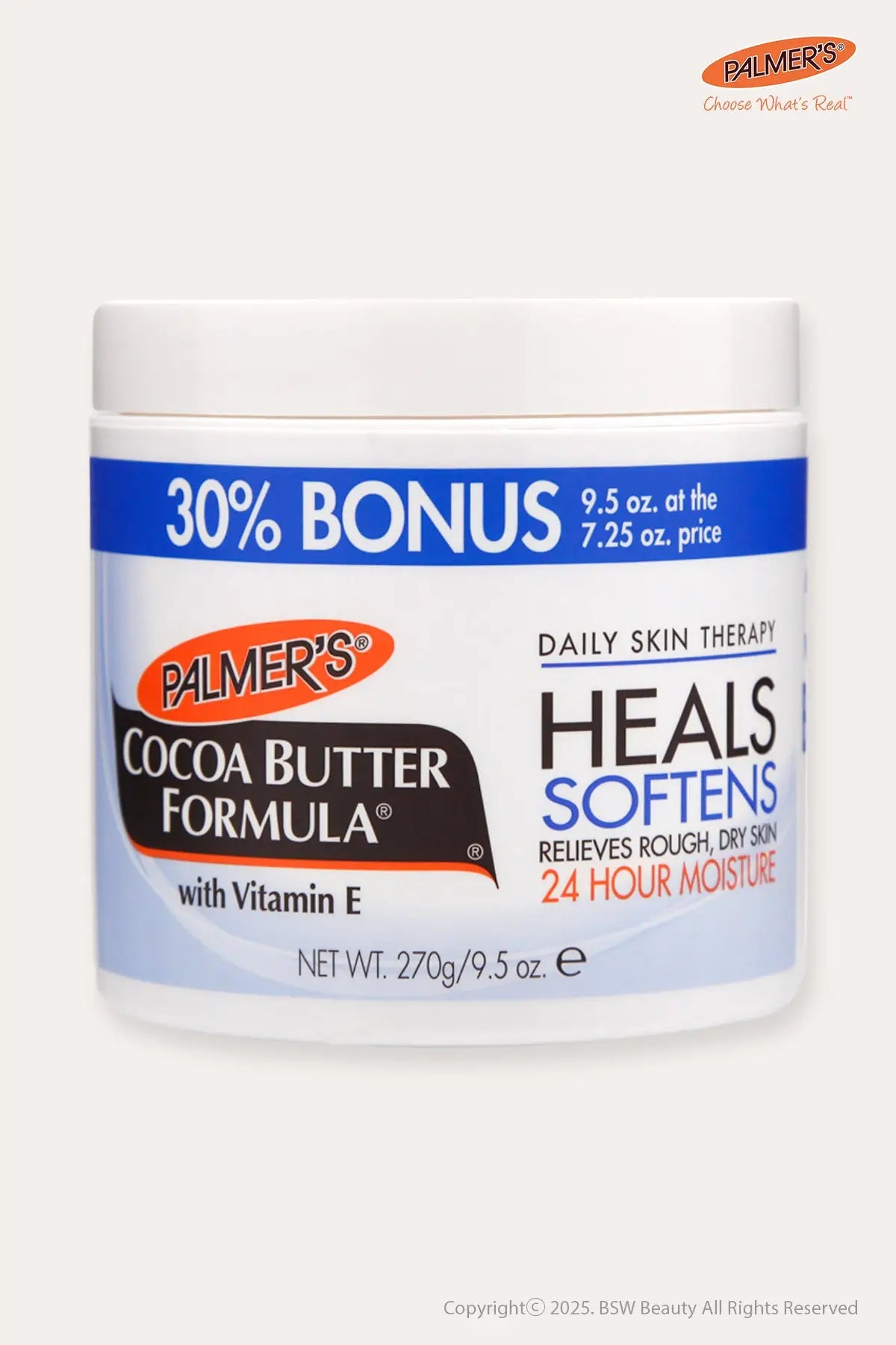 PALMER'S COCOA BUTTER HEALS SOFTENS CREAM 9.5oz ( 30% BONUS ) - BSW BEAUTY CANADA