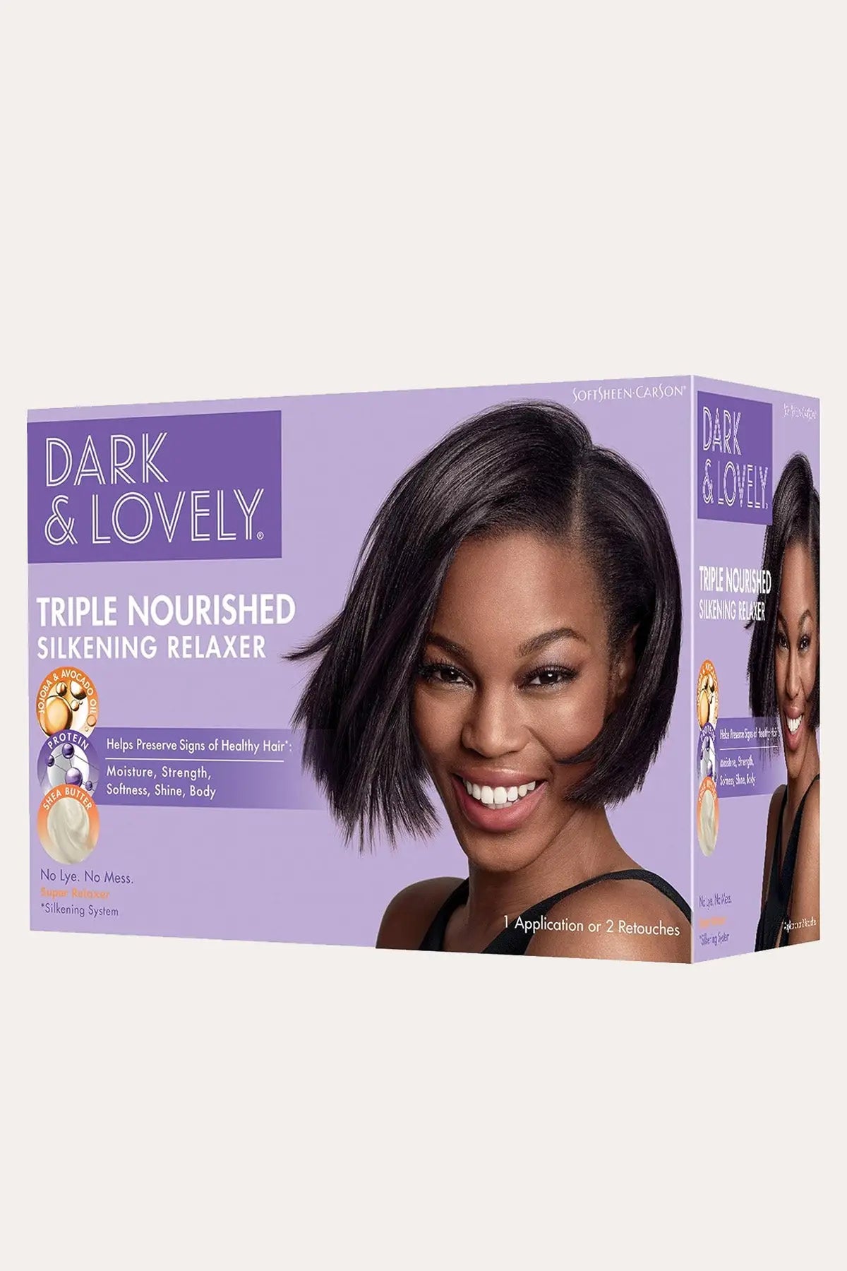 DARK AND LOVELY HEALTHY-GLOSS 5 SHEA MOISTURE NO LYE RELAXER - BSW BEAUTY CANADA