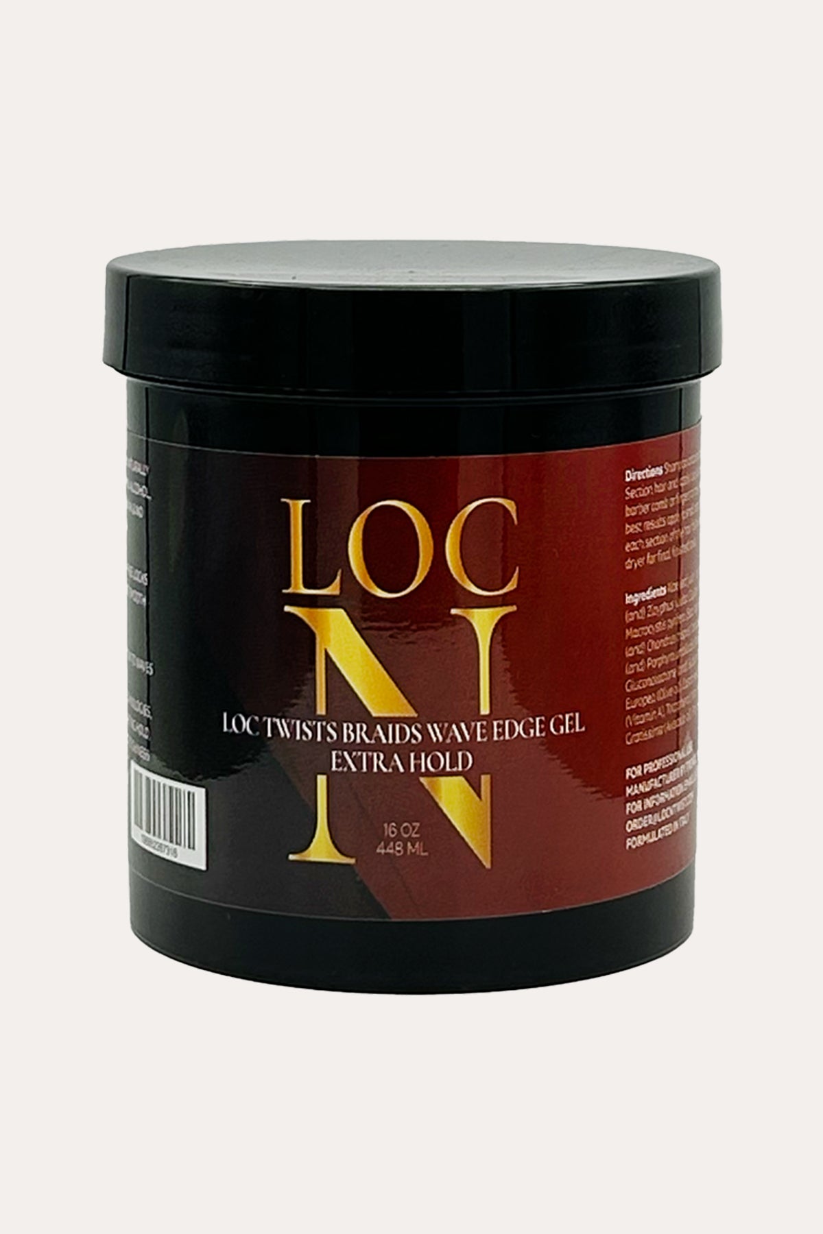LOC N GEL LOC N TWIST EDGE GEL EXTRA HOLD 16oz - BSW BEAUTY CANADA
