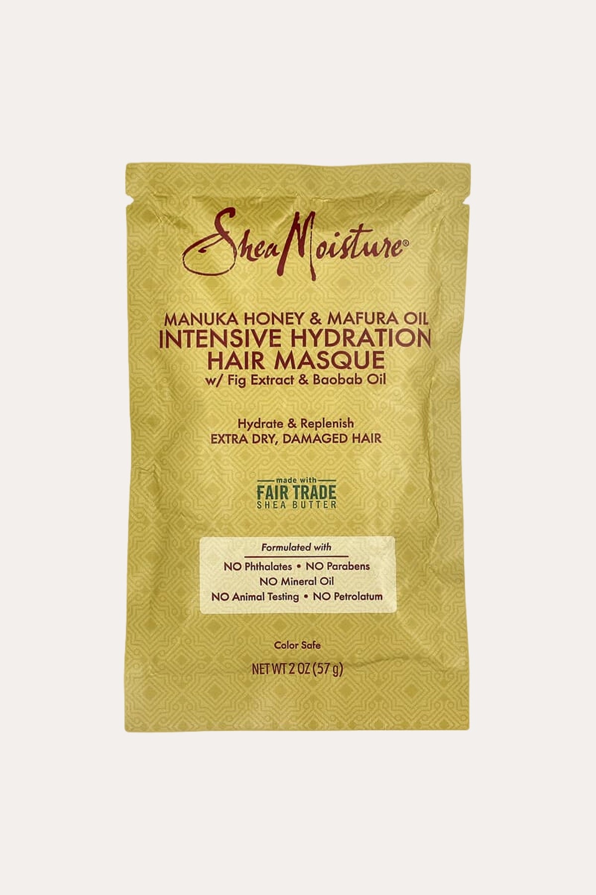 SHEA MOISTURE MANUKA HONEY & MAFURA OIL INTENSIVE HYDRATION HAIR MASQUE 2oz | Hair Mask