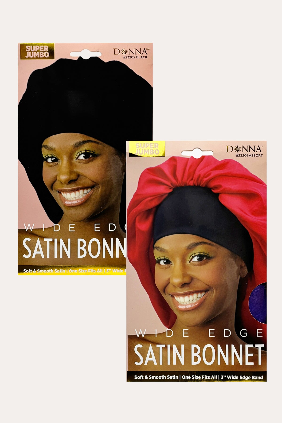 DONNA WIDE EDGE SATIN BONNET SUPER JUMBO - BSW BEAUTY CANADA