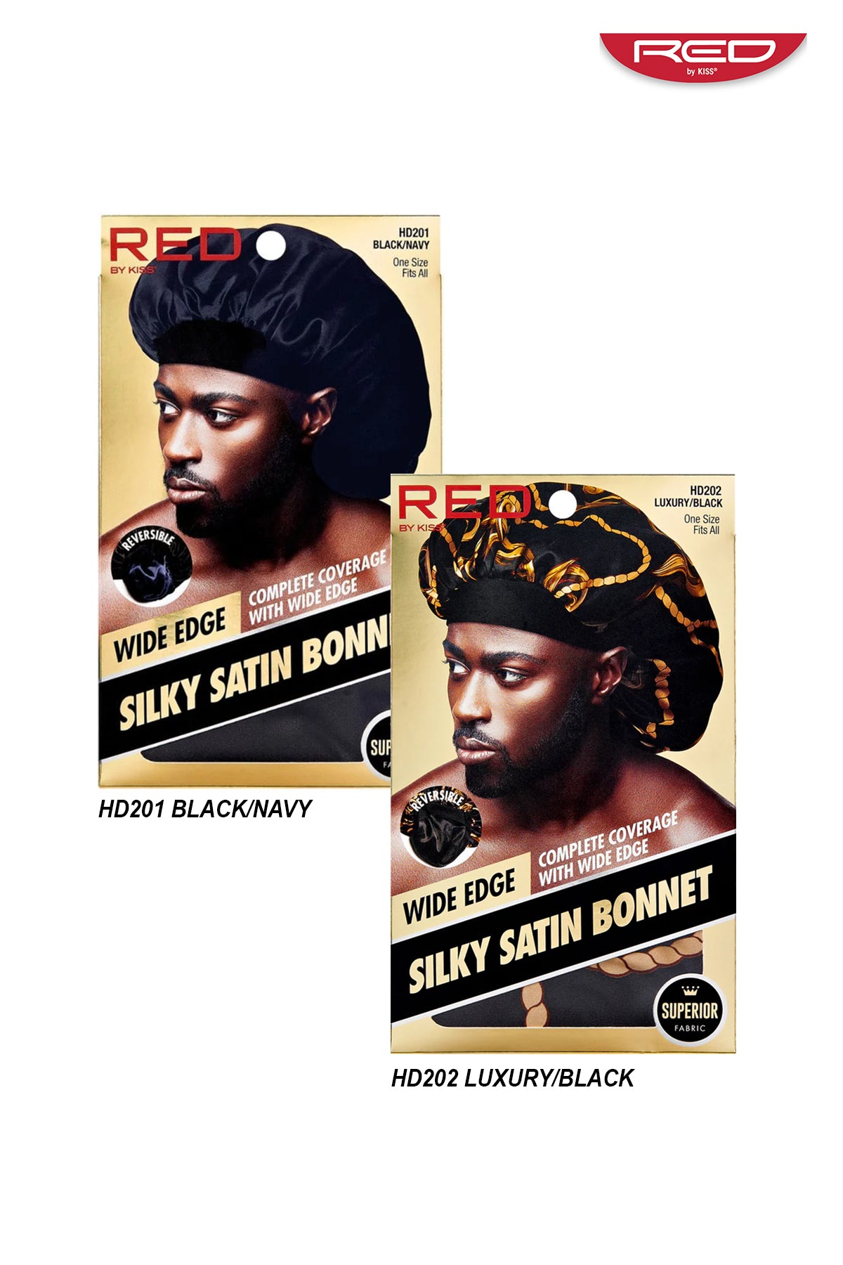 RED BY KISS MENS SILKY SATIN WIDE EDGE BONNET - BSW BEAUTY CANADA