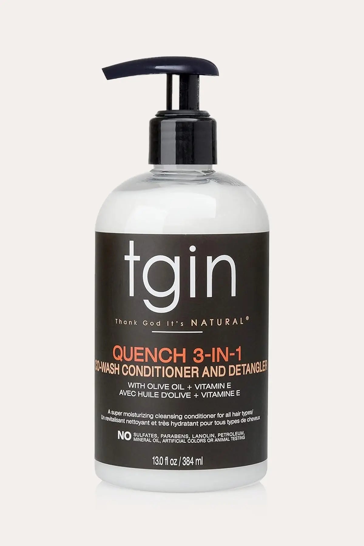 TGIN QUENCH 3-IN-1 CO-WASH CONDITIONER AND DETANGLER 13oz - BSW BEAUTY CANADA