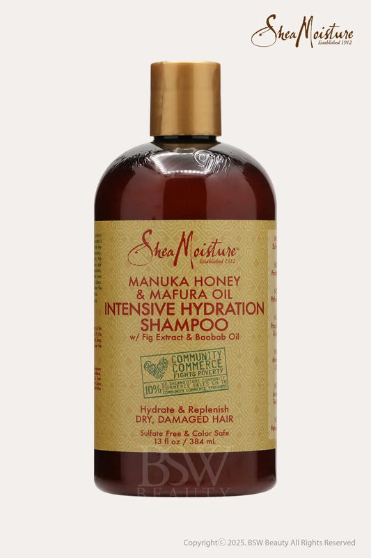 SHEA MOISTURE MANUKA HONEY INTENSIVE HYDRATION SHAMPOO 13oz - BSW BEAUTY CANADA