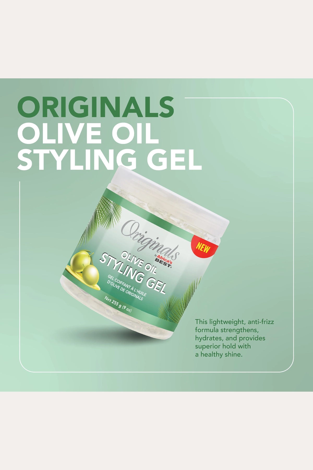 AFRICAS BEST OLIVE STYLING GEL 9oz