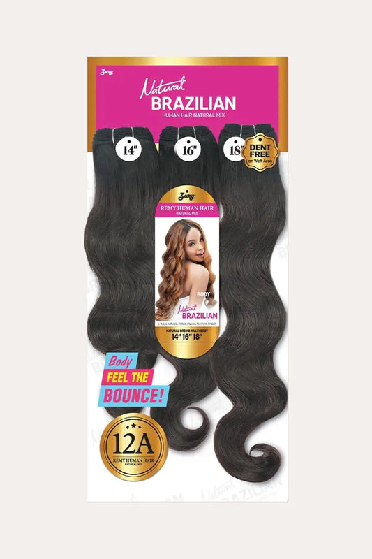 ZURY NATURAL BRAZILIAN HUMAN HAIR MIX WEAVE - BODY 141618 (MULTI) ZURY
