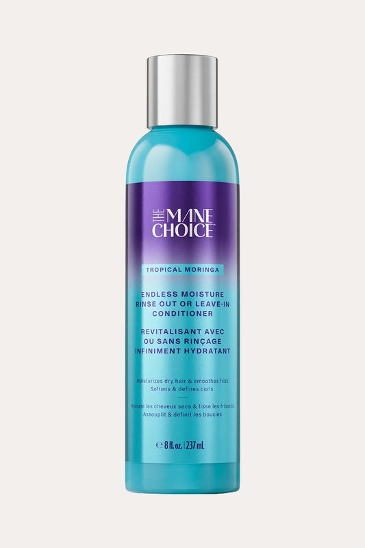 THE MANE CHOICE TROPICAL MORINGA SWEET OIL & HONEY ENDLESS MOISTURE RINSE OUT OR LEAVE-IN CONDITIONER THE MANE CHOICE